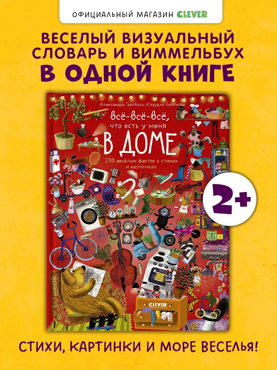 Всё, что есть у меня в доме. Виммельбух, стихи для детей