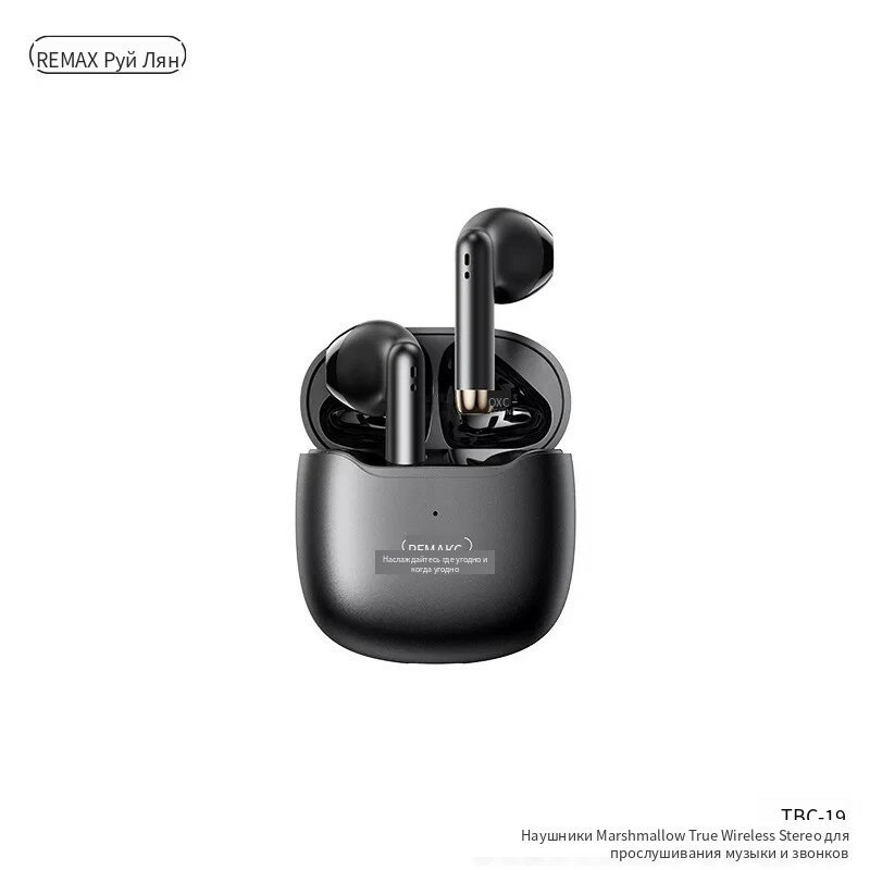Беспроводные наушники TWS-19, полу-вкладыши с Bluetooth 5.3, ENC и стереозвуком