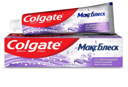 Colgate Макс Блеск Зубная паста "со сверкающими кристаллами" 100 мл.