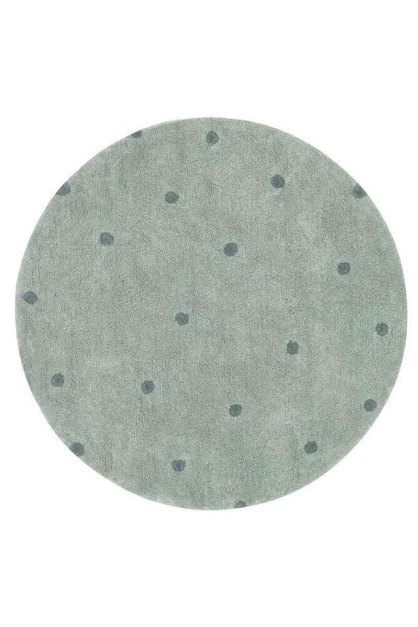 Коврик-пазл Lorena Canals Round Dot, blue sage, 140 см