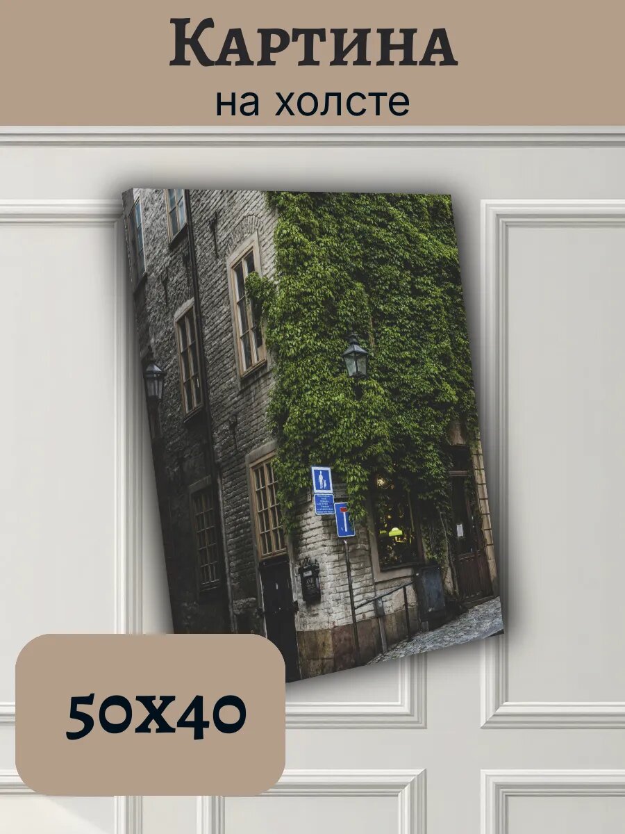 Картина Постер Швеция Sweden 40x50 Стокгольм