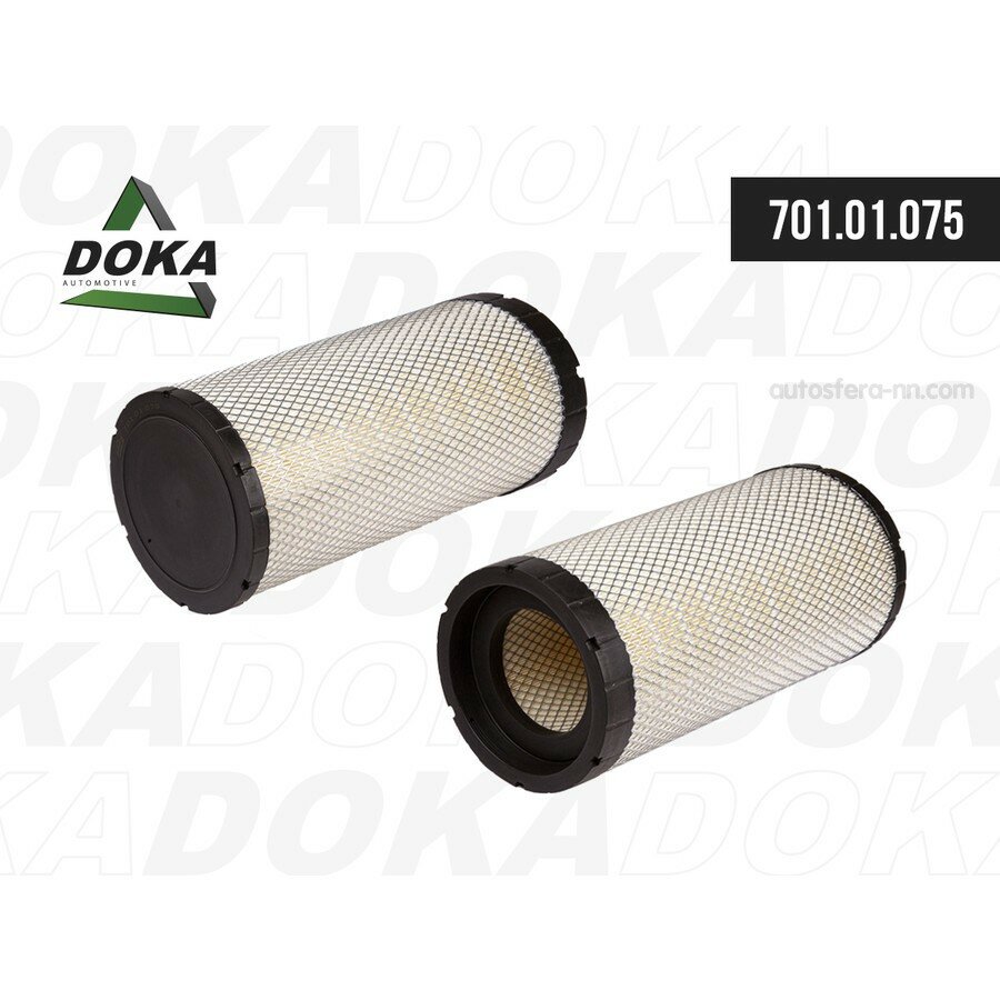 DOKA 70101075 Фильтр воздушный КАМАЗ дв. CUMMINS 223*181/124*426