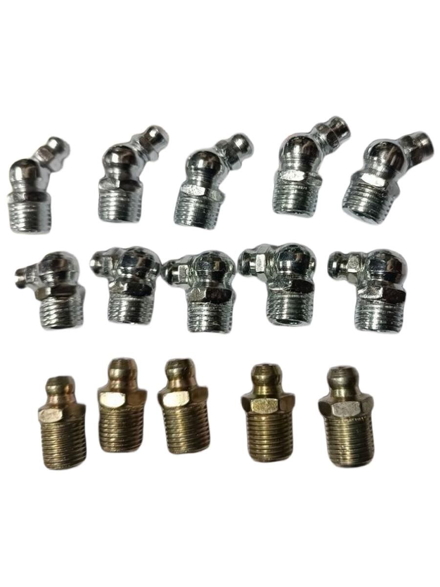 Тавотница(пресс-масленка) М10-(5шт), М10-45*-(5шт), М10-90*-(5шт)