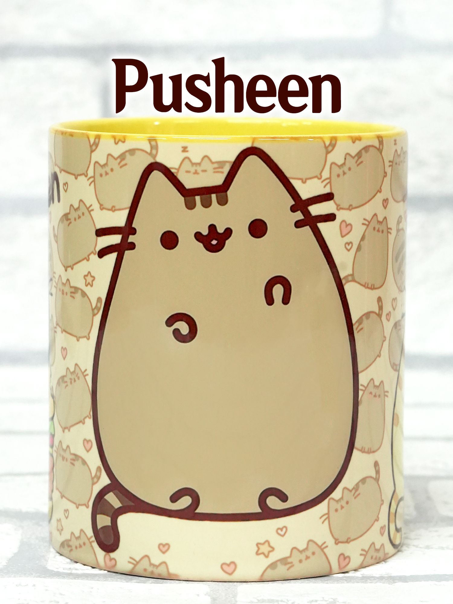 Кружка керамическая с котом Пушин Pusheen