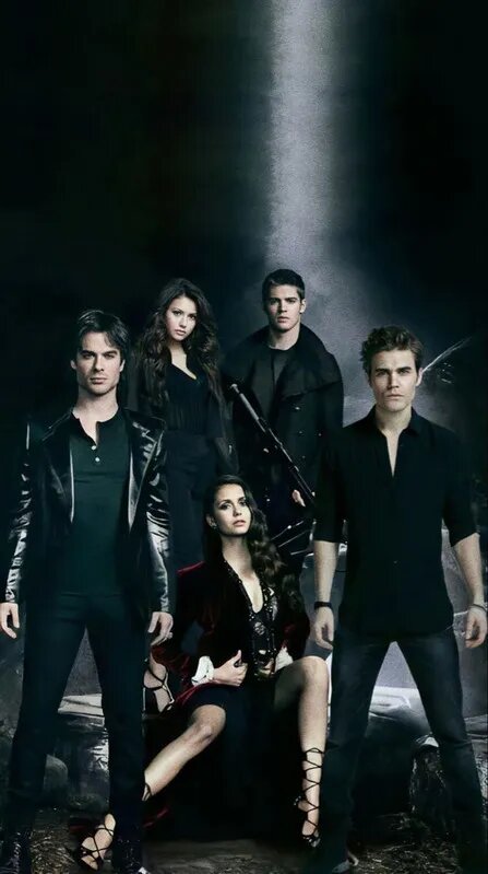 DIY Вышивка крестиком / The Vampire Diaries / экологическая хлопчатобумажная нить / 40*60 см /