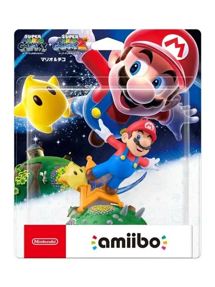 Фигурки Nintendo Amiibo Марио и Лума (Super Mario Galaxy 1+2)