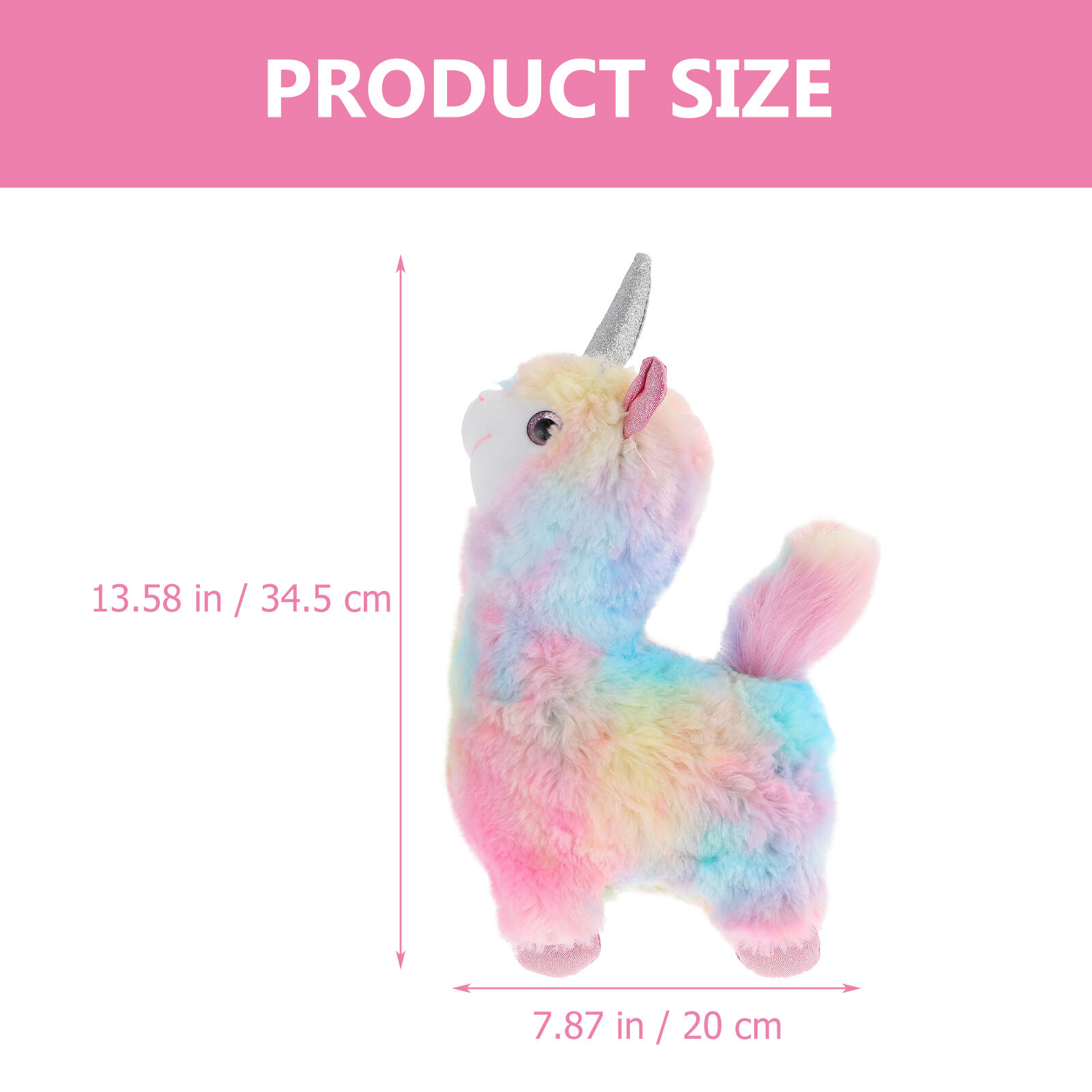 Игрушка В Forme Альпака Нежный Пушистый Декор Для Гостиной 34.5X20X10CM