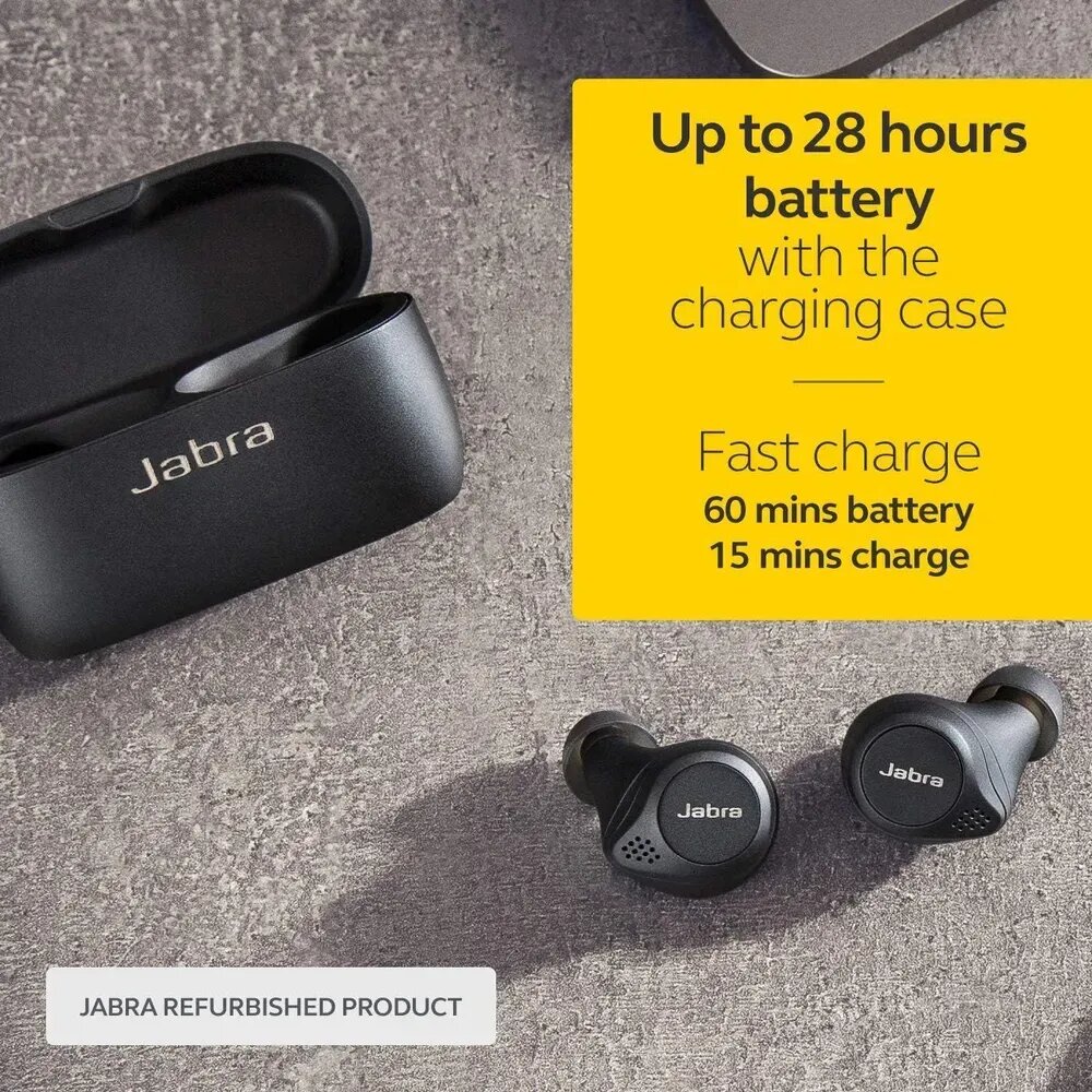 Jabra Наушники беспроводные с микрофоном, черный