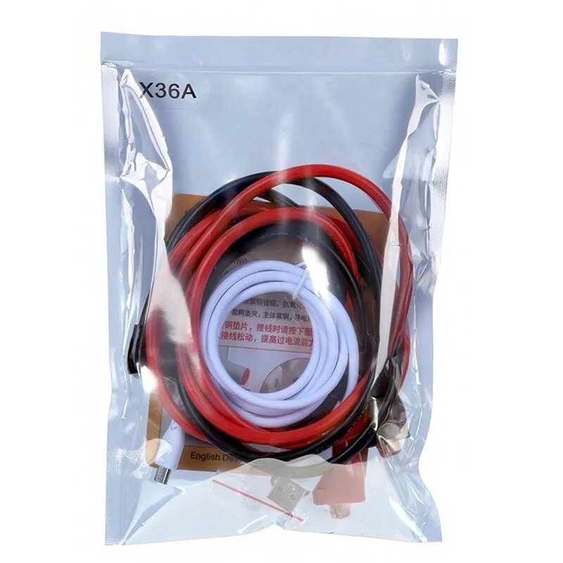 Кабель X36A 36A с O-образным разъёмом, зажимами крокодил и micro-USB для RD6024/RD6030
