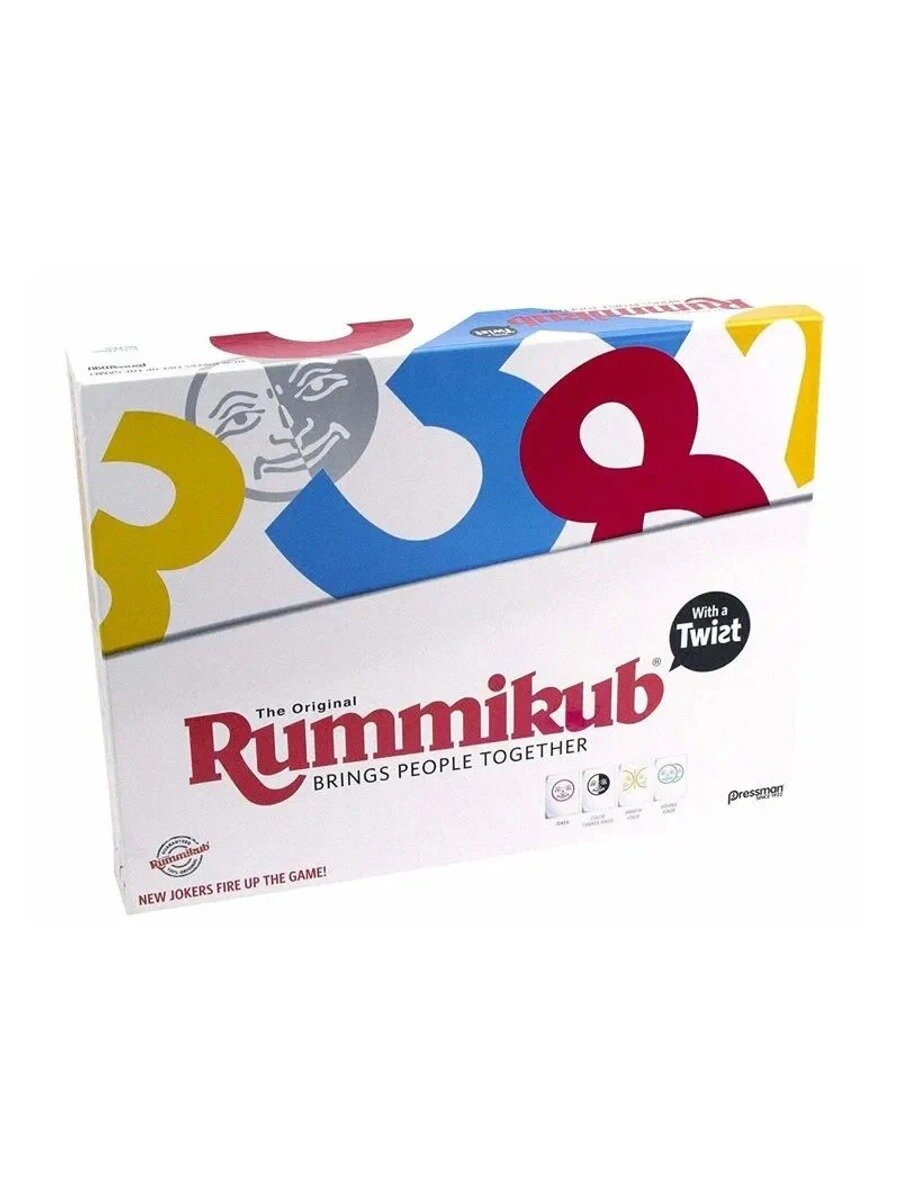 Настольная игра Оригинальный Rummikub с Twist Семейная игра Новая упаковка