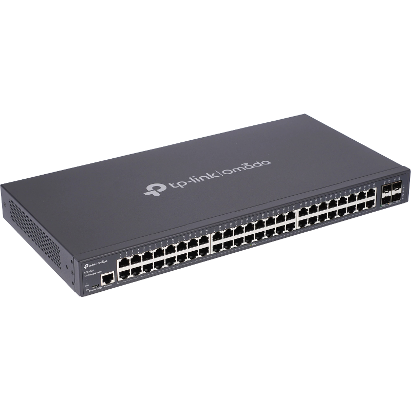 Коммутатор TP-Link JetStream SG3452X управляемый L2+, 48 портов 1 Гбит/с, 4 слота SFP+ 10 Гбит/с SG3452X