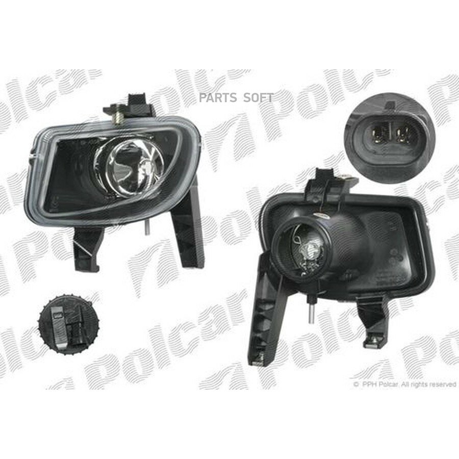 3024292E Фара противотуманная POLCAR от официального дистрибьютора, POLCAR, артикул 3024292E