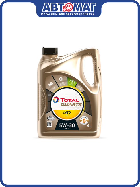 Моторное масло Total Quartz Ineo ECS 5W30 4л. (арт. 151510) TOTAL TOT-5W30INEO-4L