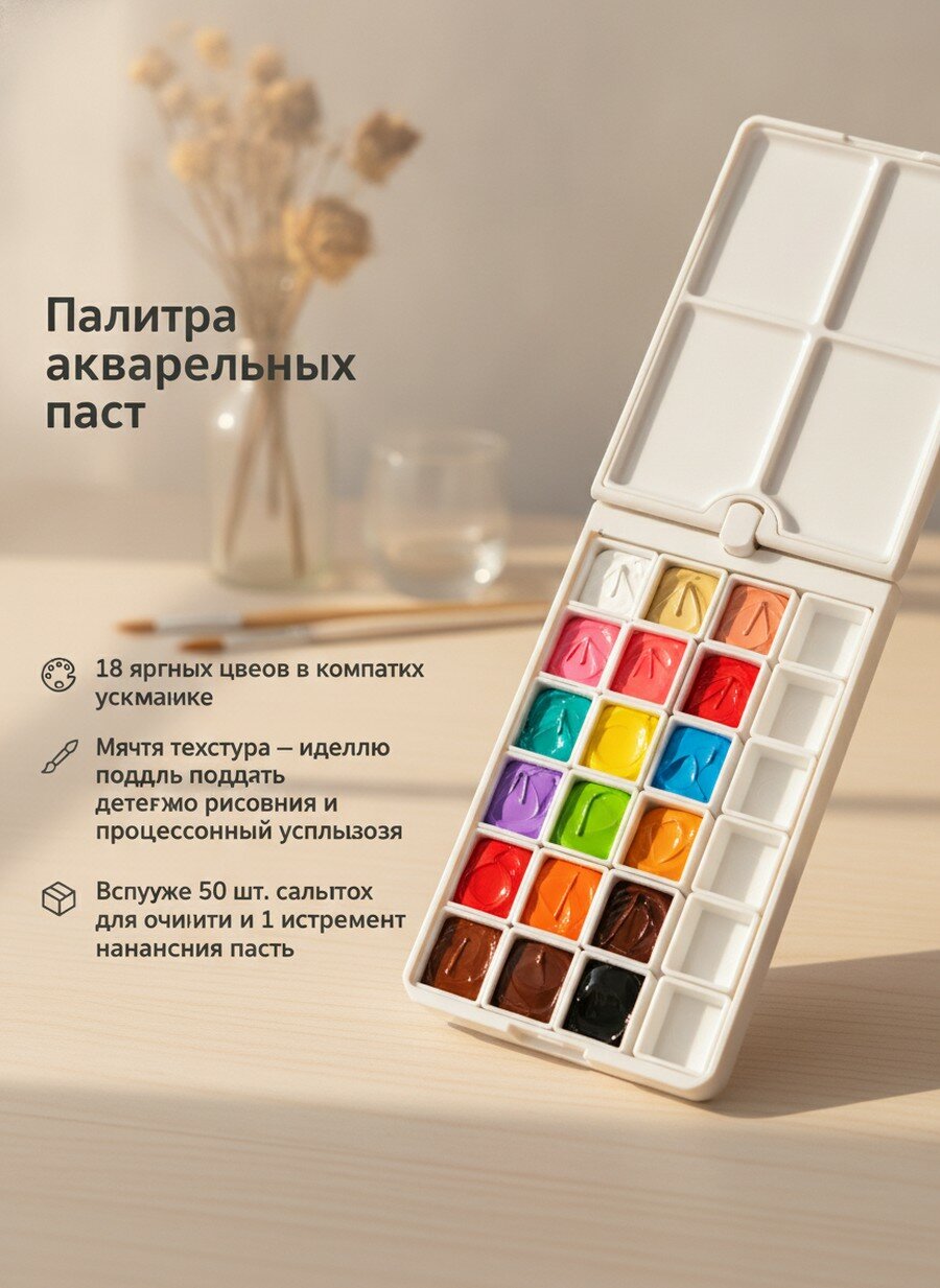 Гель-лак для ногтей 18 цветов в палитре, однотонный матовый, Объем 1.5 г, Эффект градиента и нюд, Не требует лампы