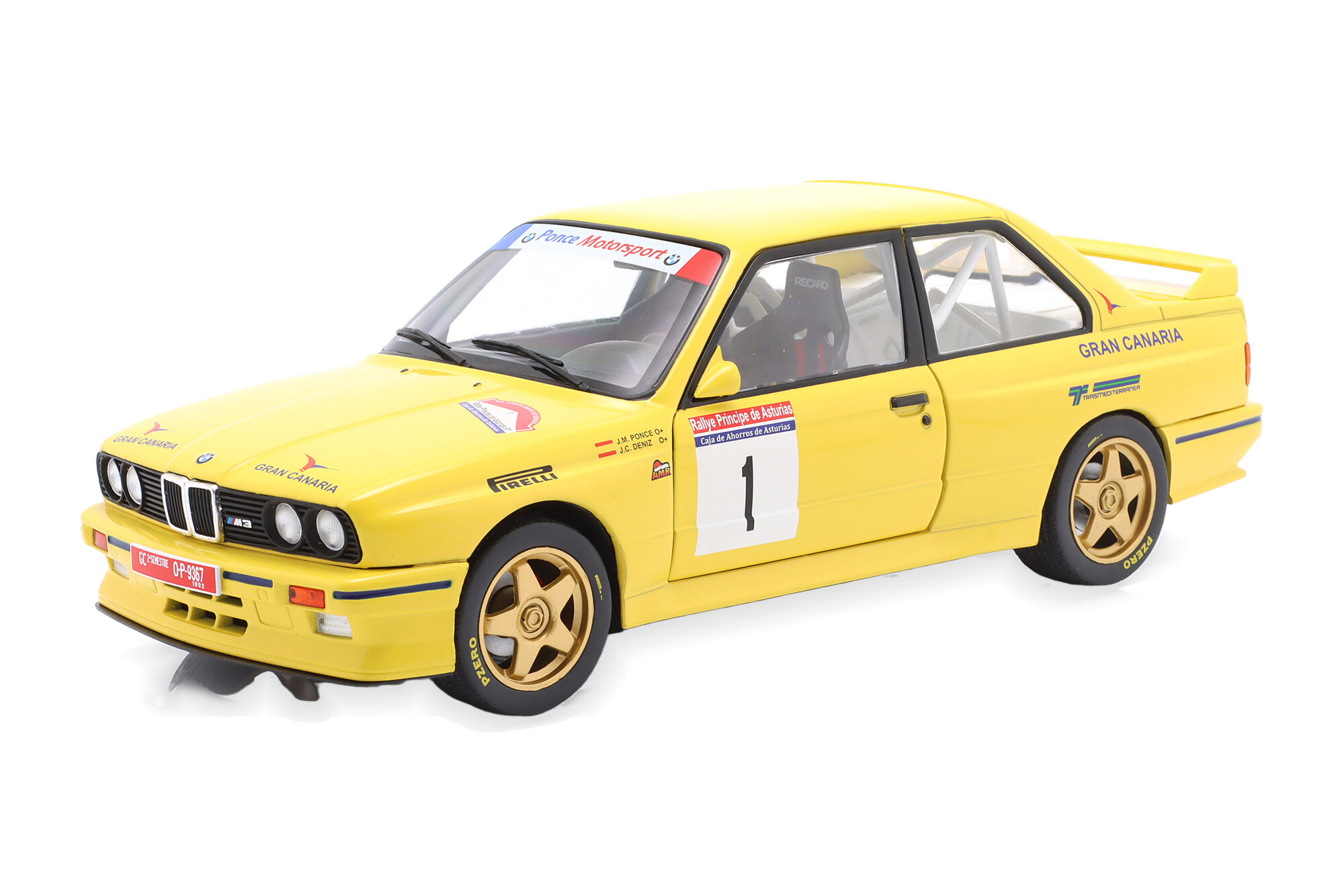 Модель коллекционная SOLIDO Bmw M3 E30 no 1 rally principe de asturias 1991