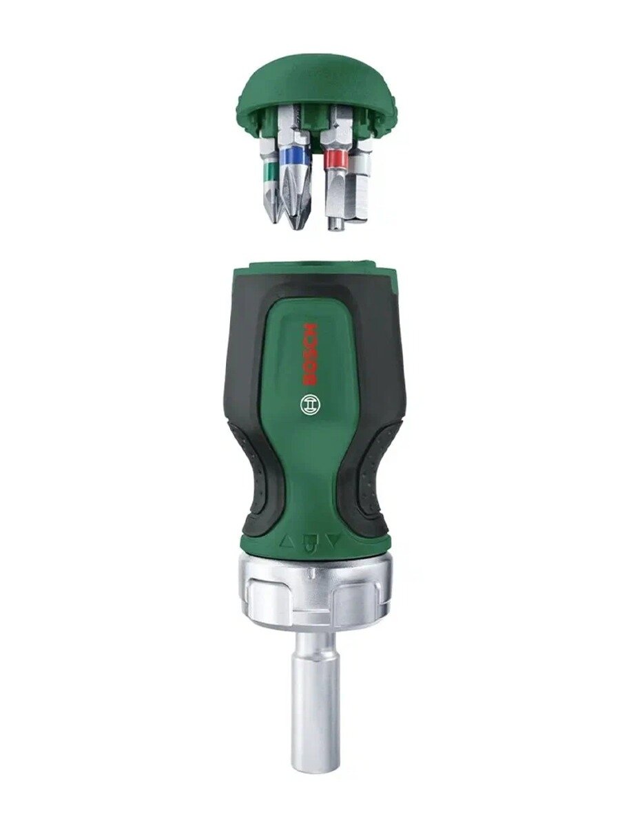 Bosch Home And Garden Трещоточный шуруповерт с магазином бит, 6 шт. 1600A027PK