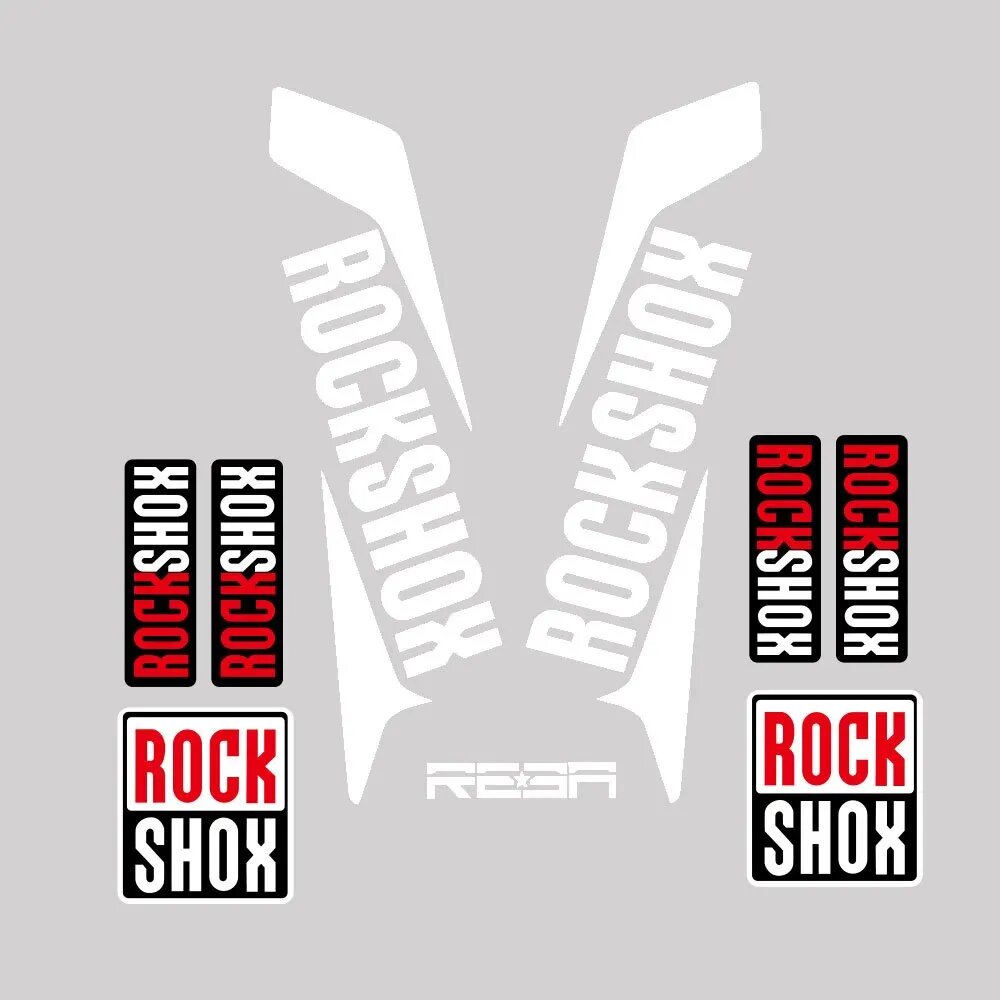 Наклейки RockShox на вилку горного велосипеда, цвет 2