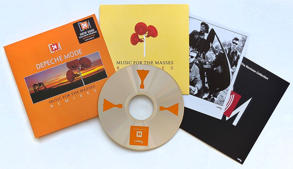 DEPECHE MODE Music For The Masses Remixes 2026 limited edition CD (компакт диск)