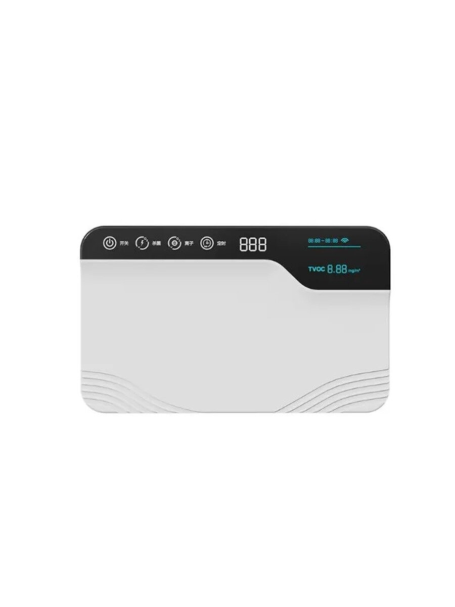 Озонатор - ионизатор для дома 2-в-1 с Wi-Fi и датчиком TVOC для дезинфекции, очистки и устранения запахов