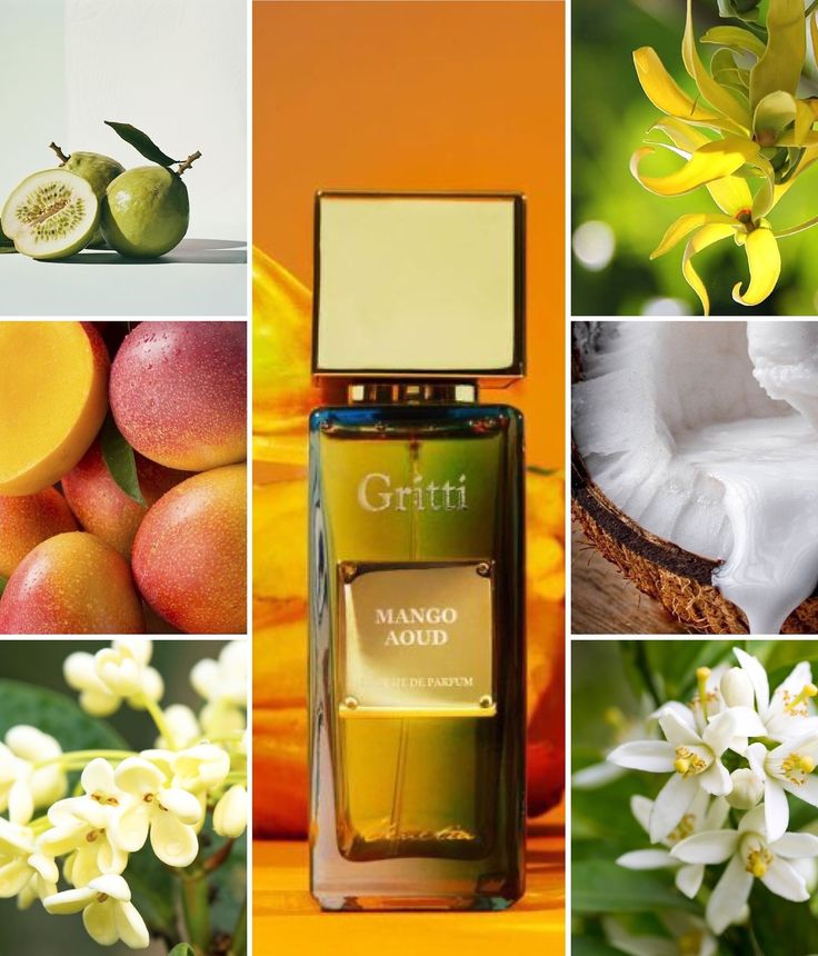 GRITTI Mango Aoud Parfum 100 мл духи для мужчин, восточно-фруктовый аромат
