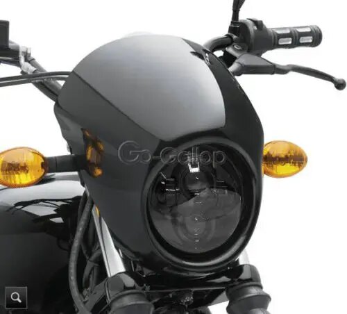 5,75 5-3/4 светодиодные черные фары, круглый проектор для Harley Dyna Sportster XL1200 XL883 XL883C XL1200L Iron XL 883N Street 750, новый
