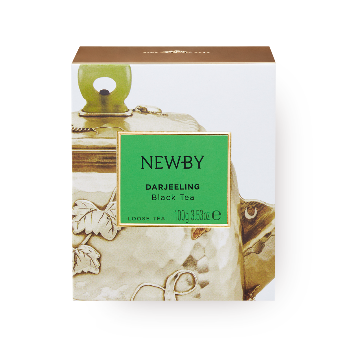 Чай Newby Darjeeling черный листовой без добавок, картонная коробка 100 г