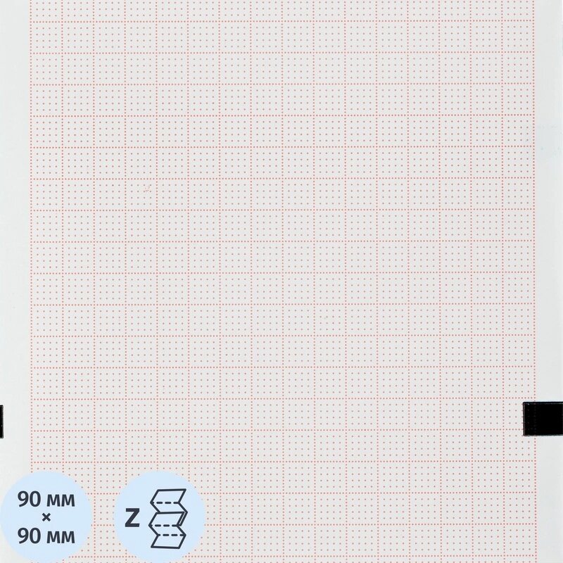 Лента тепл. регист. для ЭКГ HelliGE MicroSmart 90х90х360, ЛДМ-55гр.