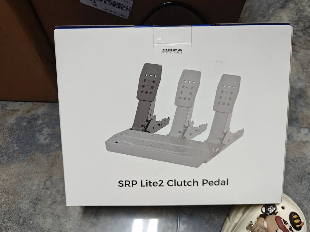 MOZA SRP Lite2 одиночная педаль сцепления, USB подключение, высокая точность, металлическая конструкция, апгрейд комплекта педалей симрейсинга
