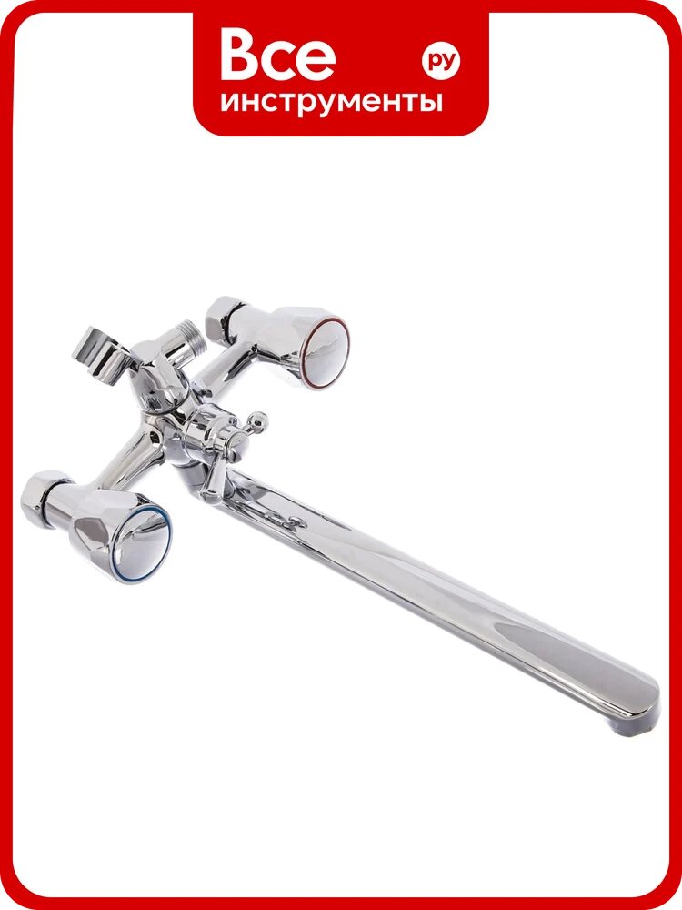 Смеситель для ванны ROEGEN 1/2" м/к, плоский излив RR120B