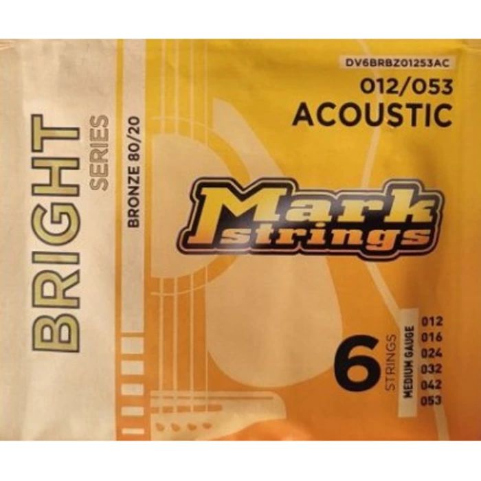 Markbass Bright Series DV6BRBZ01253AC Струны для акустической гитары