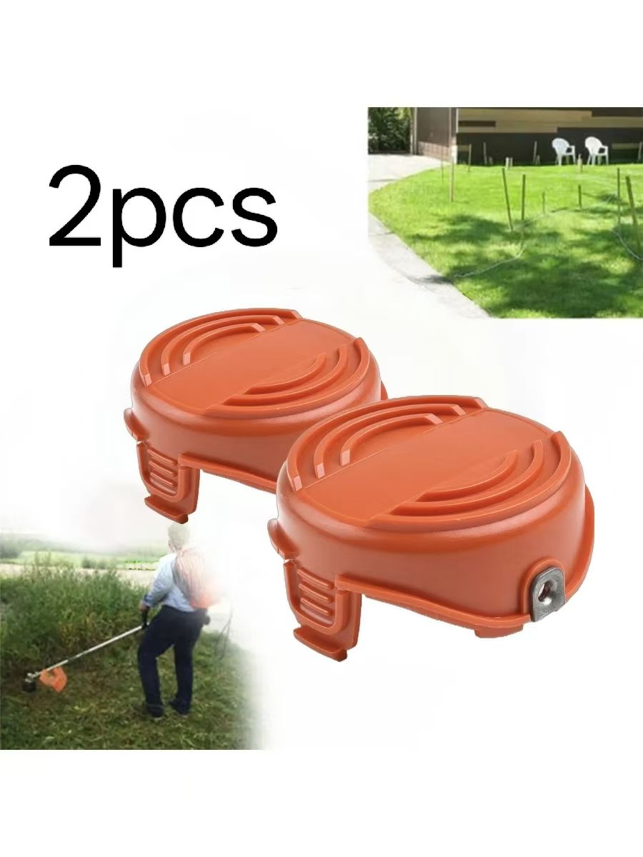 Крышка катушки для триммера BLACK + DECKER GL7033 GL8033 GL9035, 2шт, рычаг для триммера для травы 90583594, сменные детали, садовый инструмент-CJX2