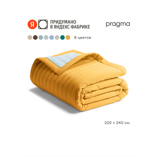фото Покрывало pragma покрывало 220*240 см pragma snolaf евростандарт, янтарно-голубой