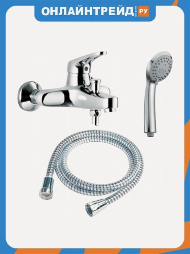 Изображение товара Смеситель для ванны Kaiser® Kaiser County 55022, с душем, хром
