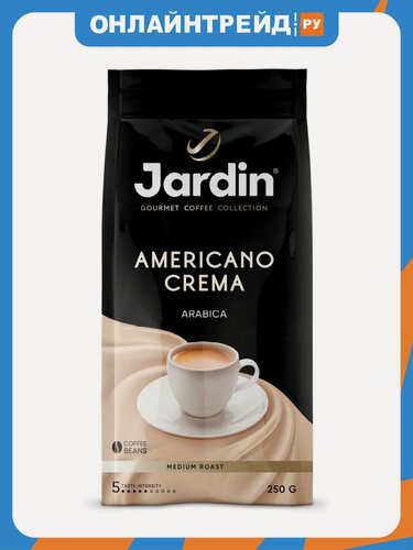 Изображение товара Кофе молотый Jardin Americano Crema, 250 г, м/у