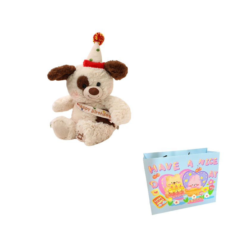 Плюшевые куклы унисекс WANJUXIANSHENG Кролик, Медведь и Собака, 38CM EU