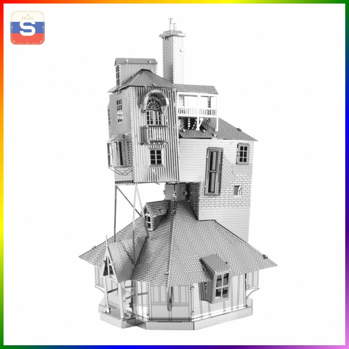 3D стереоскопическая головоломка из нержавеющей стали DIY творческая модель