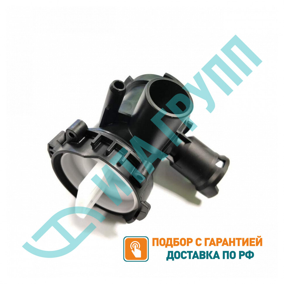 Улитка сливного насоса Bosch Maxx, Logixx, Sensitive, Siemens, 4 защелки, с фильтром в сборе, PMP602BO