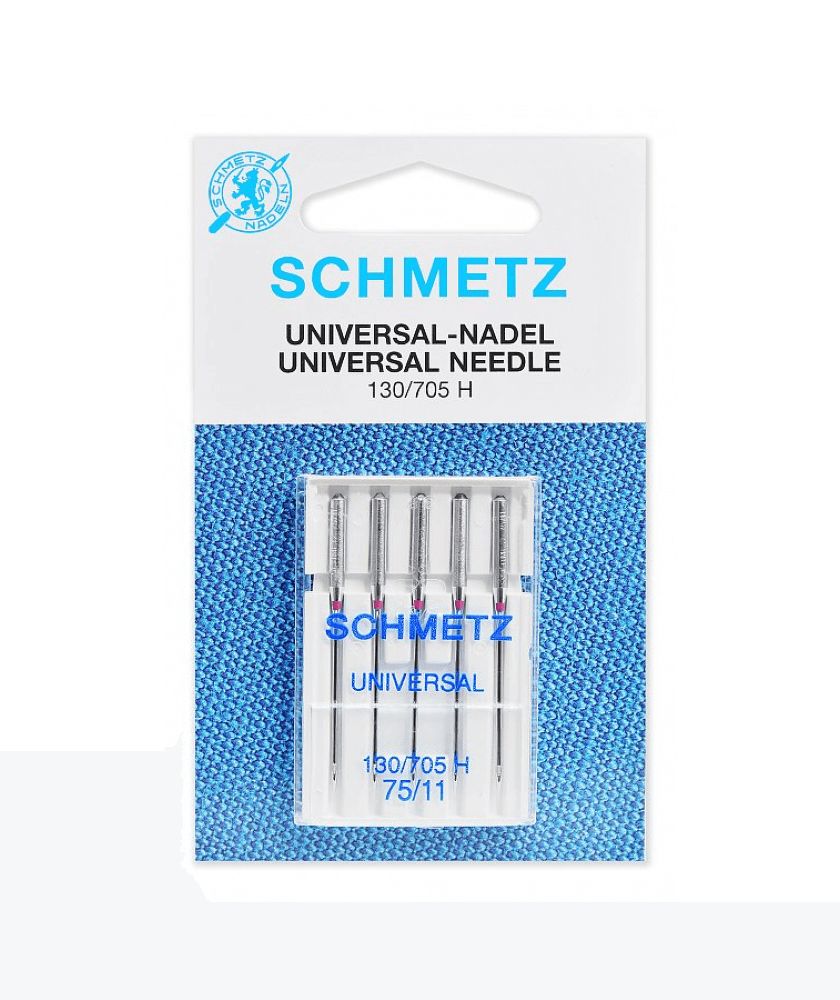 Иглы стандартные SCHMETZ 130/705Н № 75, 5 шт.