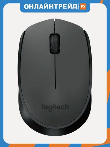 Изображение товара Мышь беспроводная Logitech M170 Gray (910-004646)