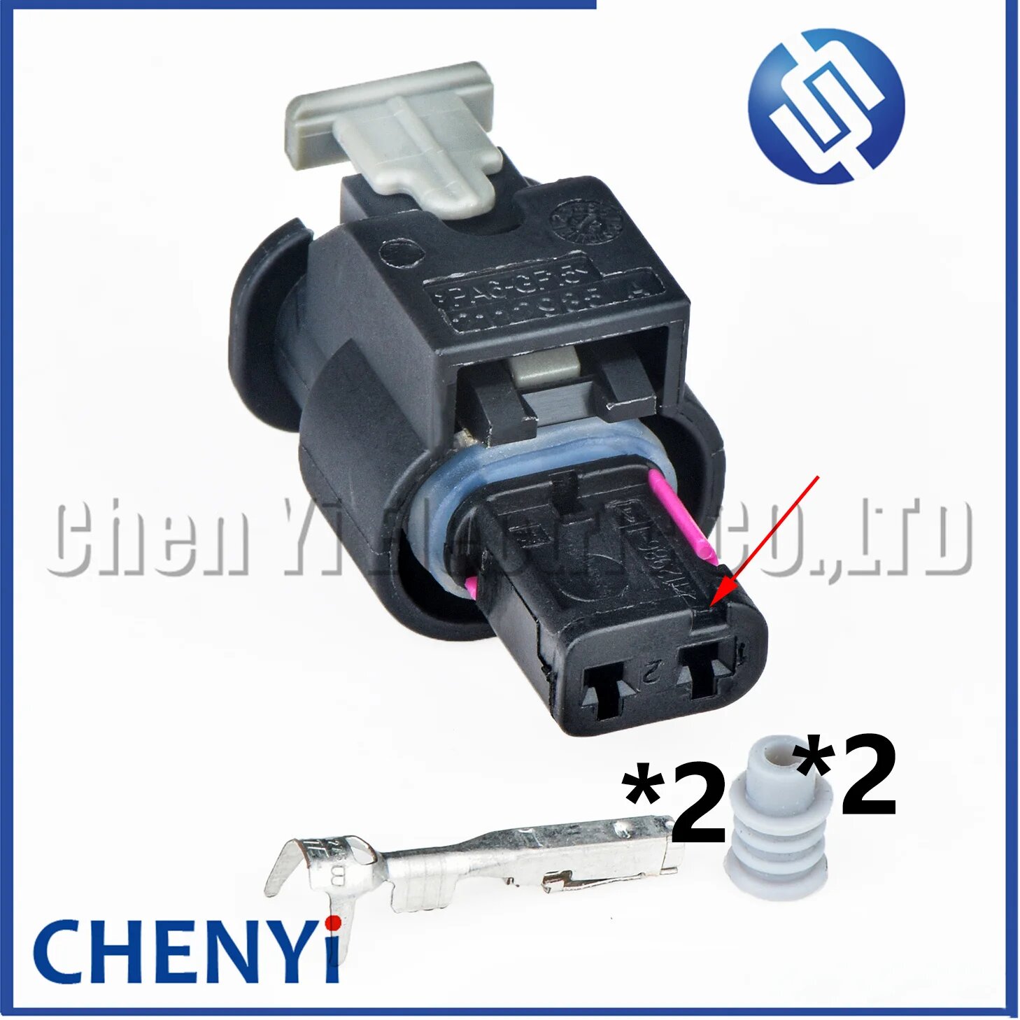 Разъем топливного инжектора 4F0973702F, plug with Pin