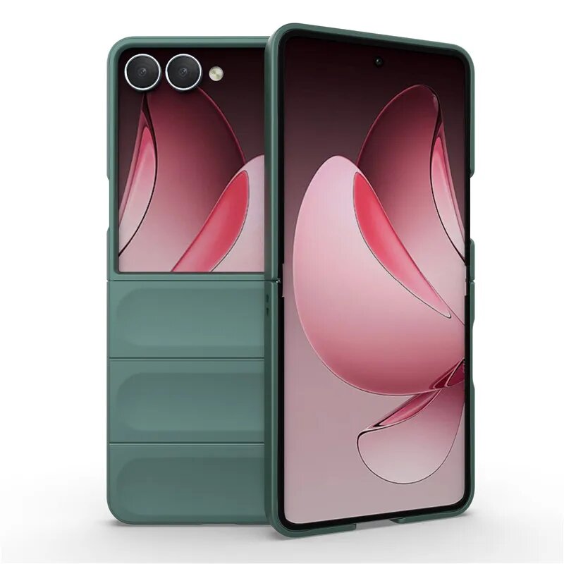 Чехол для Samsung Galaxy Z Flip7, для Samsung Galaxy Z Flip 7 6 5 4 Галактика Z Flip7, BlackGreen