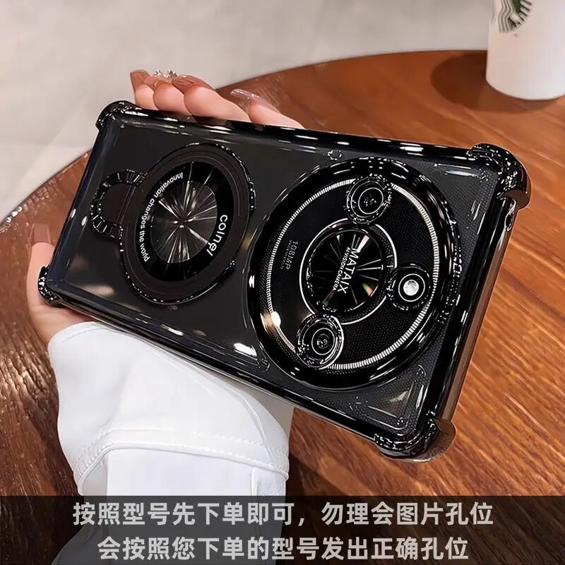 Чехол для Honor X9D x9C Magic 8 7 Lite с магнитной подставкой и подушкой black, Honor X9D