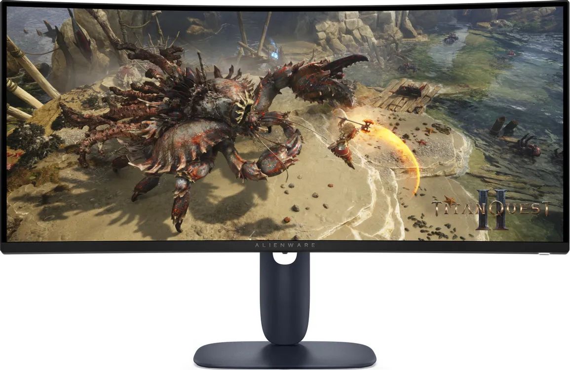 Монитор 34" Dell AW3425DWM black (VA,3440x1440,180Hz,1ms) (210-BQWL)