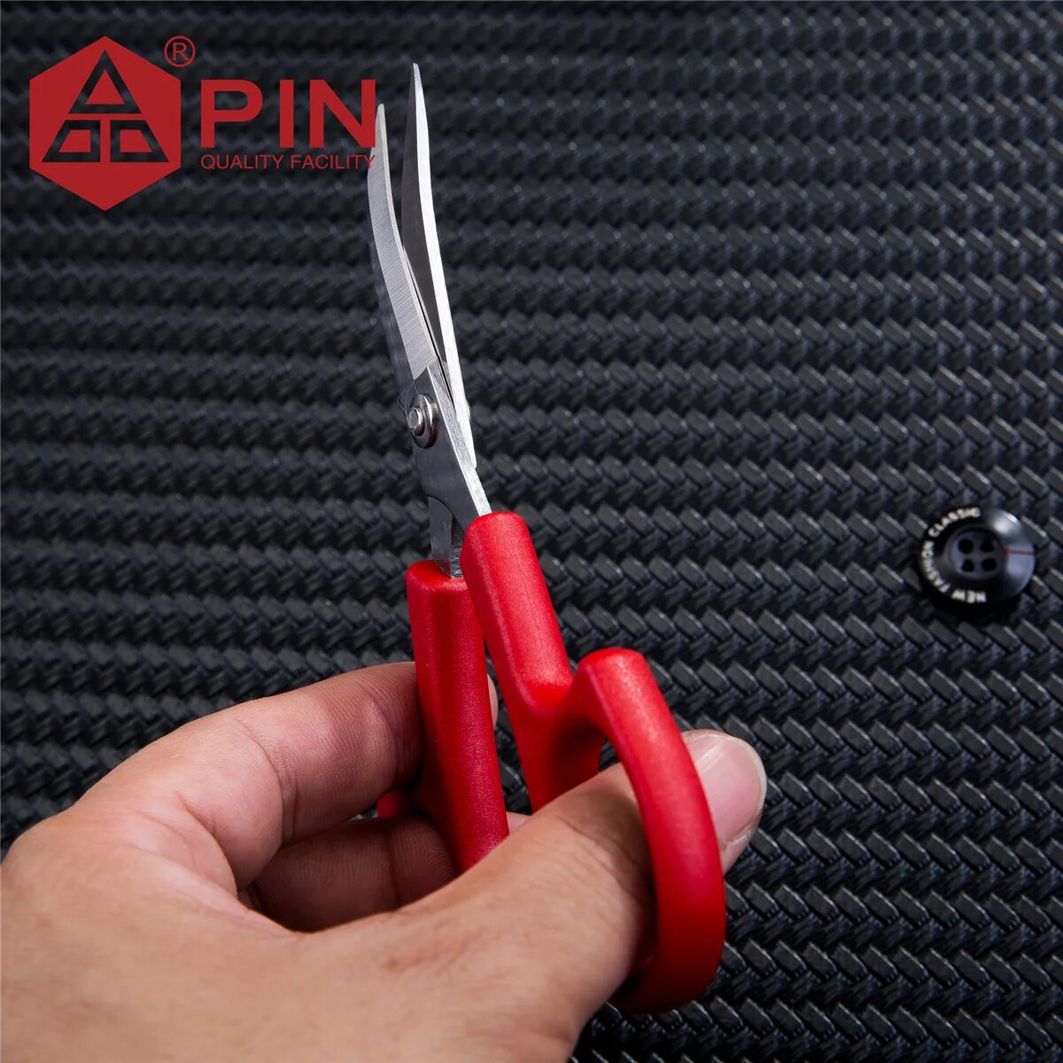 Ножницы PIN из нержавеющей стали для вышивки и шитья 13 см Curved scissor tip