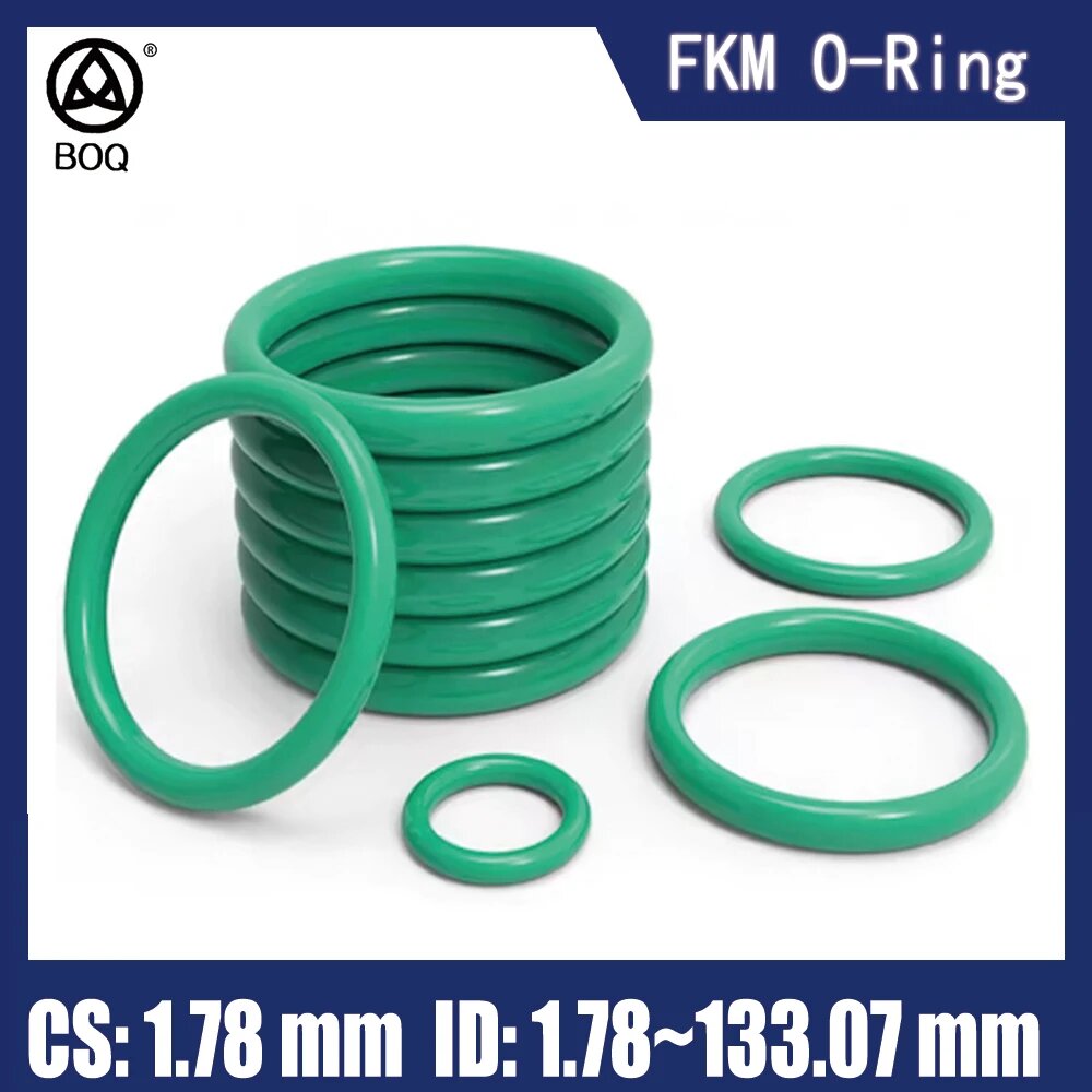 Прокладка ФKM BOQ зелёная ID 8.73mm-50PC