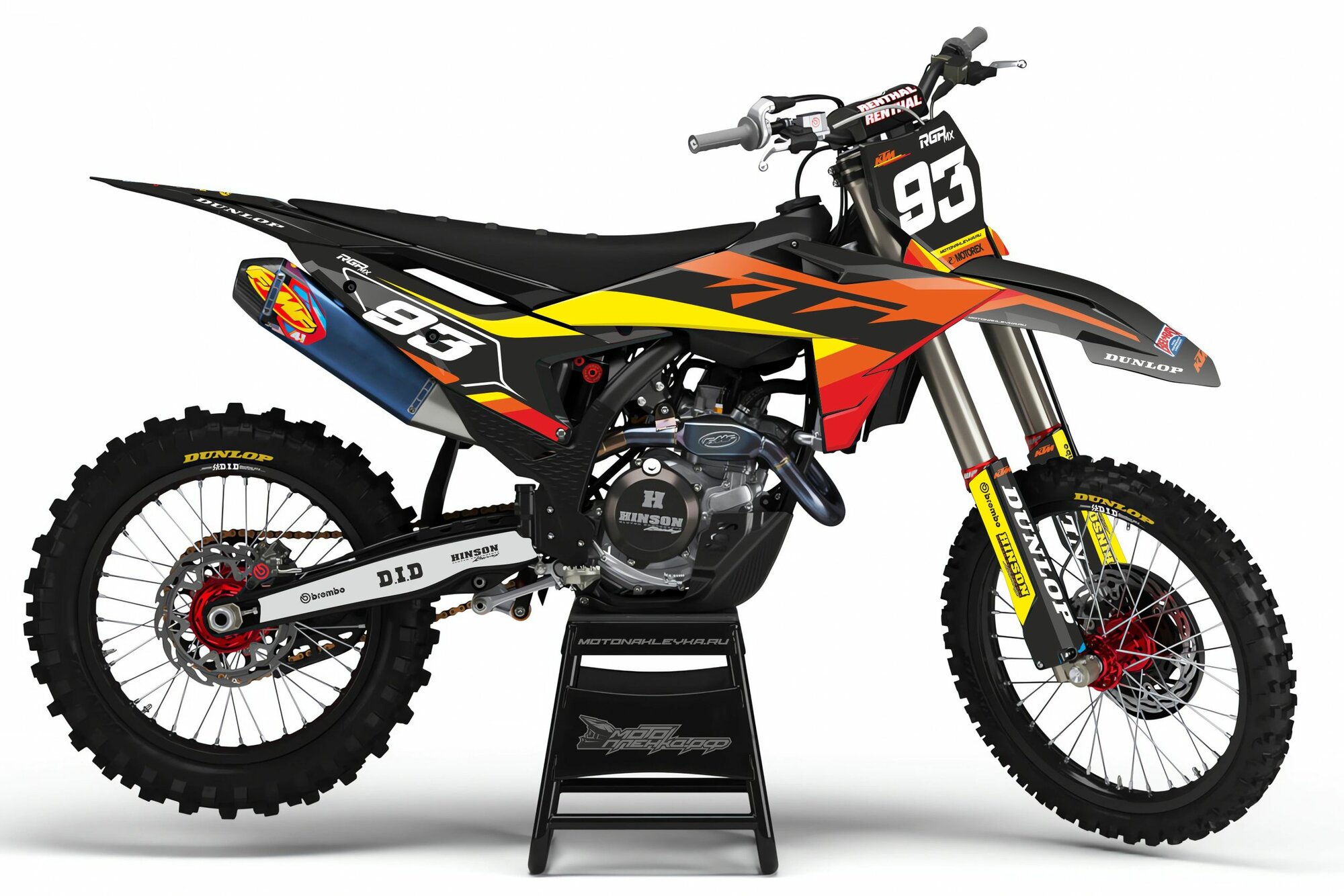 Наклейки на мотоцикл KTM EXC 2026 TBI, SX SXF 2025-2026 #11731