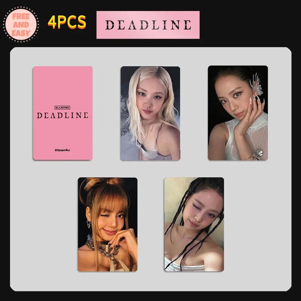 BLACKPINK DEADLINE Альбом периферийных карточек