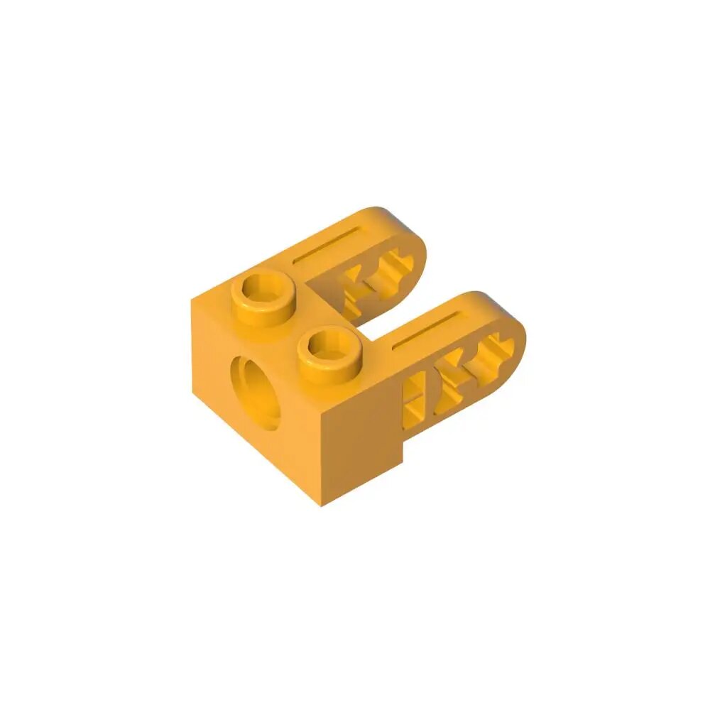 Кирпич Lego 1x2 Желтый (036)