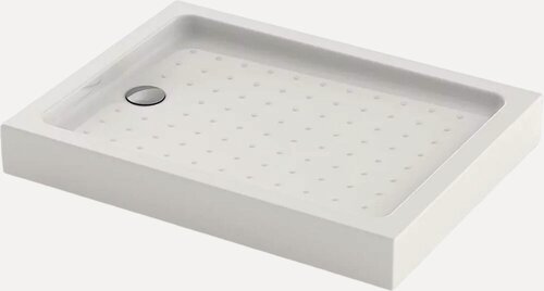 Изображение товара Поддон для душа Veconi Tezeo acrylic TZ-54 100x90 см, акриловый, прямоугольный, низкий, с антискользящим покрытием