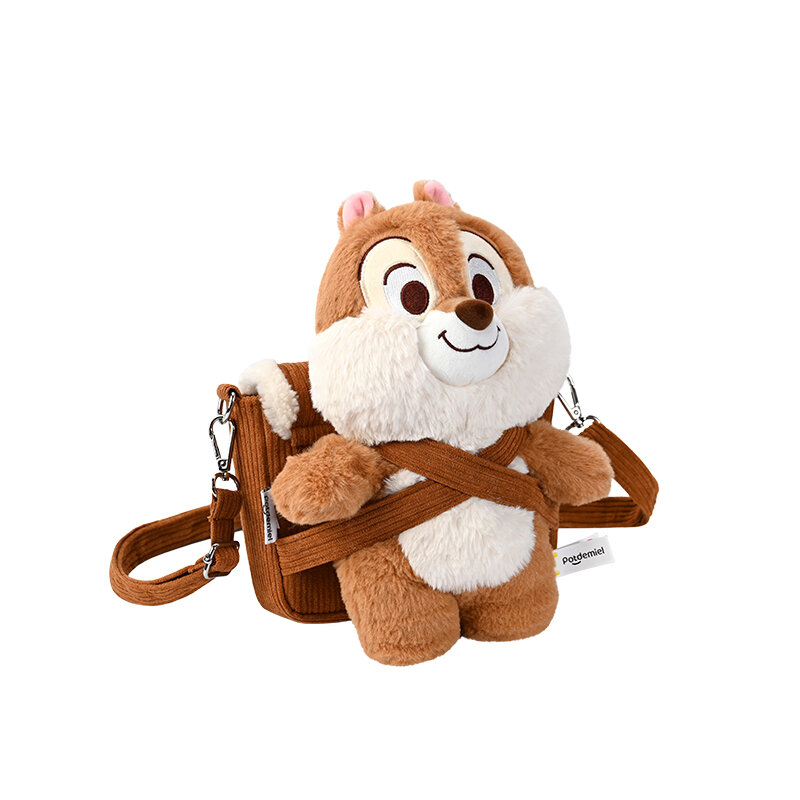 Плюшевая кукла унисекс POTDEMIEL x Disney Nick Lotso, Chip Heartbeat Show-off Bag, 12 см/25 см, от 3 лет